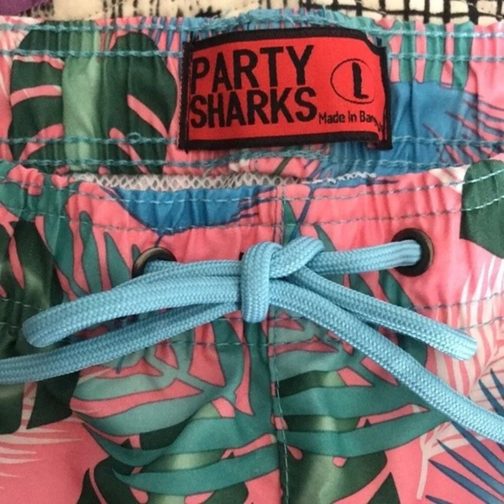 Party Sharks Swim Trunks